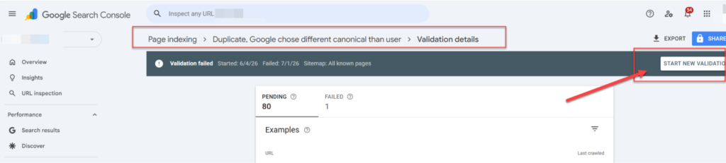Hướng dẫn xử lý lỗi duplicate, google chose different canonical than user